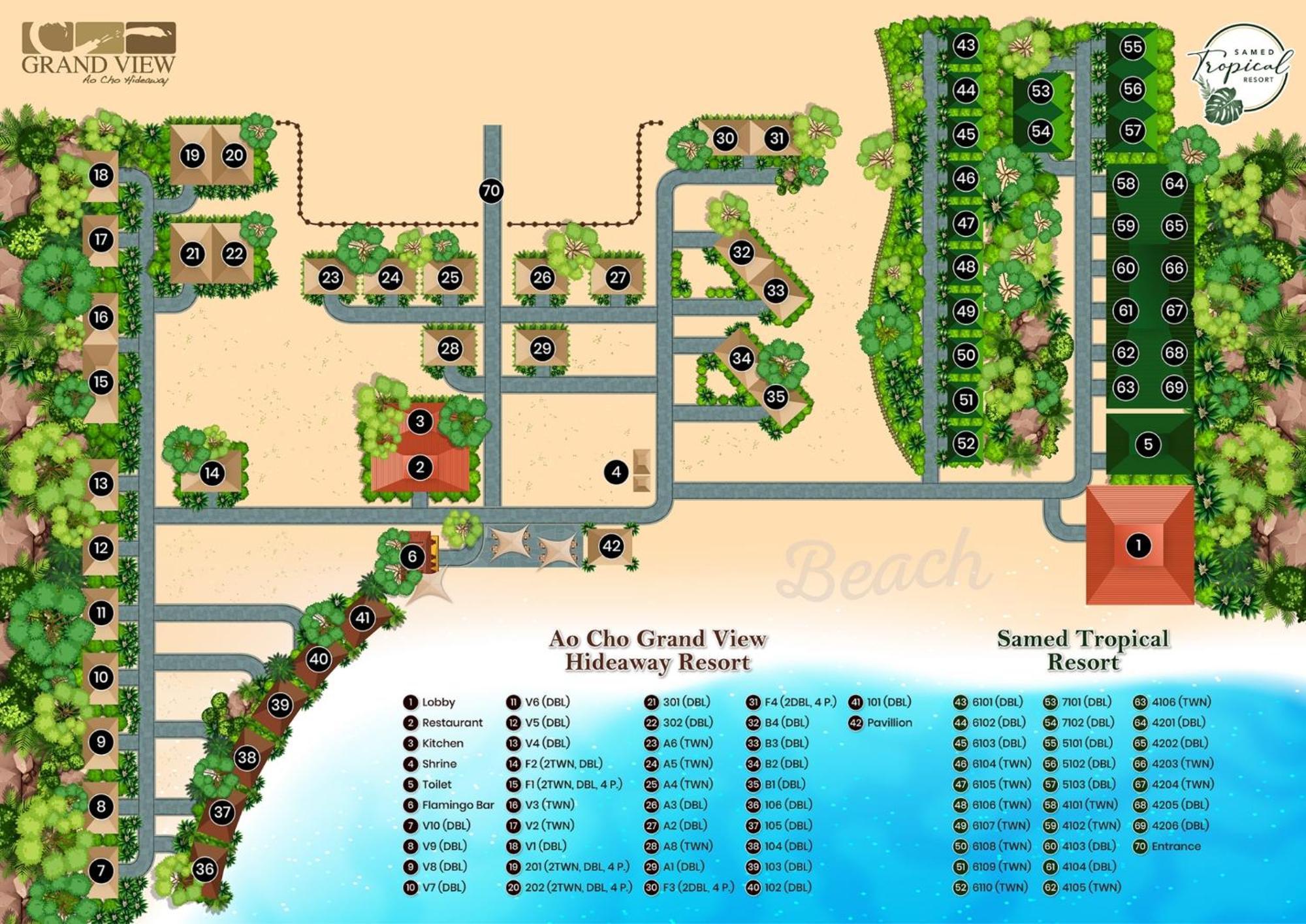 Samed Tropical Resort Koh Samet Eksteriør billede